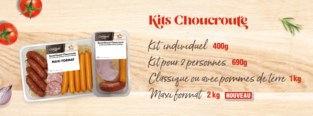 kits choucroute cuisinée au riesling